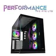 Tecware VXL EVO ARGB x4 - Black / White (1 YEAR WARRANTY BY TECH DYNAMIC PTE LTD)