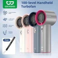 GOOJODOQ Fan 6000mAh Multi functional Fan USB Charging Handheld Portable Multi functional Fan