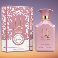 Flash Original Perfume Laya Yara_ Elixir EDP 100ML By Clive Doris Sweet Soft Carmel Scents For Women