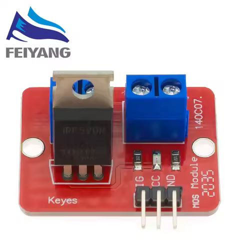SAMIROB 0-24V Top Mosfet Button IRF520 MOS Driver Module MCU ARM