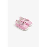 รองเท้าผ้าใบเด็ก Mothercare pink bunny crawler shoes ZA728