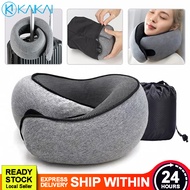 🔥 TRAVEL HUG 🔥 U-Shaped Neck Brace Pillow Memory Foam 360° Flight Car Head Rest Bantal Leher 护颈枕