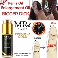 【MR. DAKS PREMIUM GOLD 60ml 1x】with manual Enlarge Oil For Penis Bigger,Thicker,More Lasting，Make He