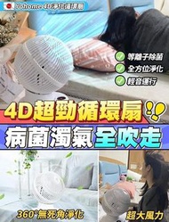 日本 Yohome 4D全方位淨化直流循環扇