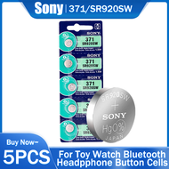 10-50PCS Sony 371 SR920SW AG6 920 LR920 LR69 171 370A 371A 1.55V Silver Oxide Watch Battery for Toy