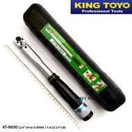 King Toyo Micrometer Torque Wrench N030 1/4” Dr