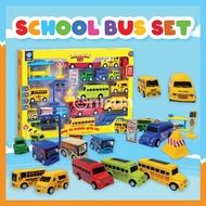22PCS School Bus Playset: Interactive Fun with Mini Figures