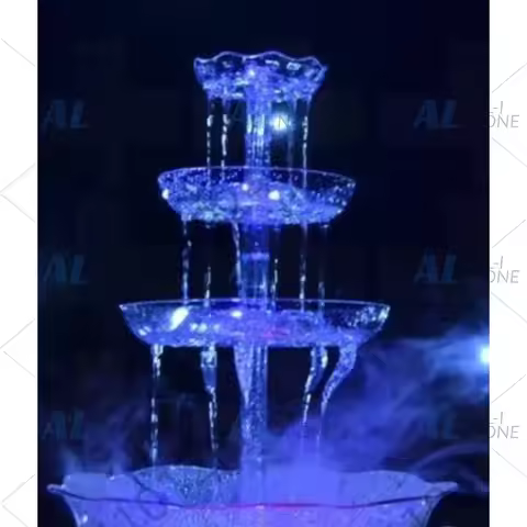 3-Tier Wine Champagne Party Fountain Red Wine Dispenser Juice Drink Beer Waterfall Machine 110V/ 220