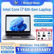 HP Laptop 840 G3 Brand New Laptop PC Original Intel core i3/i5/i7 6th Gen 32G 512G SSD 14.1 inch HD screen lightweight Laptop Sale Brand New Original Authentic Online Learning gaming Windows 10 Ultra-thin Portable Computer PC