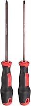 HARFINGTON 2pcs PH2 Phillips Screwdriver #2 10.63" Magnetic Screwdrivers 4.72" Heat-Treated S2 Alloy