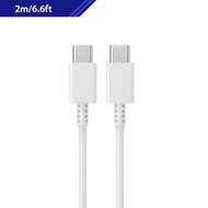 3***Type C สายชาร์จ NOTE10 Super Fast Charger PD ชาร์จเร็วสุด 3A USB C to USB C Data Cable รองรับ รุ่น NOTE10 A90/80S10S9S8 OPPO VIVO XIAOMI HUAWEI iPad Proและโทรศัพท์มือถืออื่น ๆ รับประกัน1