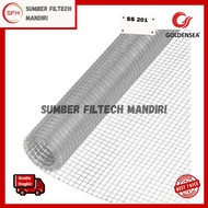 KAWAT RAM / LOKET STAINLESS STEEL 201 (6MM 10MM 15MM) LEBAR 1 METER - KASIHMURAH 1