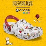 Crocs Collection รองเท้าแตะ สำหรับเด็กเล็ก และ เด็กโต Kid Peanuts Classic Clog 208630-94S / 208631-94S (2190) (แถม Jibbitz 8 ตัว)