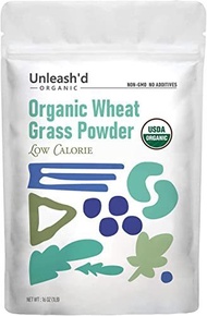 ▶$1 Shop Coupon◀  UNLEASH D ORGANIC Organic Wheatgrass Powder 1 LB, Green erfood for Smoothie, Shake