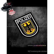 Ready Stock Germany GSG9 Special Forces Badge Logo 01 Car Sticker Tactical Safety Box Reflective Dec