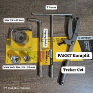 MATA Automatic Motorcycle CVT Service Package / Automatic CVT Retainer Tracker + 1/2 Clutch Nut 39 x