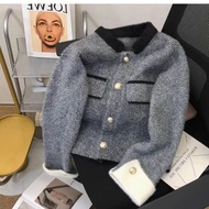 PASTEL TRIPLE COLOR CARDI KOREAN CARDIGAN SWEATHER KOREAN SWEATER WOMEN PREMIUM KNIT MATERIAL