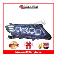 HONDA CITY GM6 2014-2017 PROJECTOR LED HI-LO BEAM SEQUENTIAL SIGNAL WELCOME LIGHT HEADLAMP LAMPU DEP