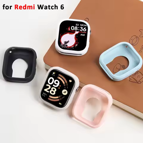 for Xiaomi Redmi watch 6 Silicone Case Bumper Smart Watch Accessories Protective Cover for Xiaomi Re