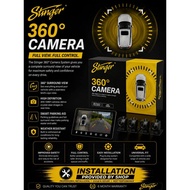 Stinger 360° Car Camera With 3D View Ahd 1080 For Android Player