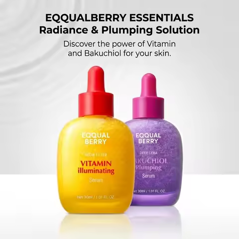 EQQUALBERRY Vitamin Skin Brightening essence, 4% Niacinamide +Vitamin E Skin Brightening Vitamin C, 