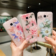 Case Samsung Galaxy J4 Plus J5 Prime J7 Prime Phone Case Soft Clear Flower Pattern Back Cover @REALFASIHION