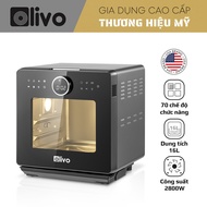 Nồi Chiên Hấp Đa Năng OLIVO SF16 PRO 2025 - Bản Nâng Cấp 70 Chế Độ Cài Sẵn Toàn Bộ Khoang Nồi Và Phụ