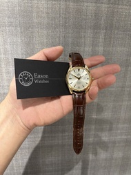 ❤️18K黃金 大金錶 透明玻璃錶底 自動機械錶 OMEGA 26023037