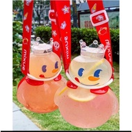 Mixue Tumbler Plastic Drinking Bottle 700ml Snow King Tumbler Mixue