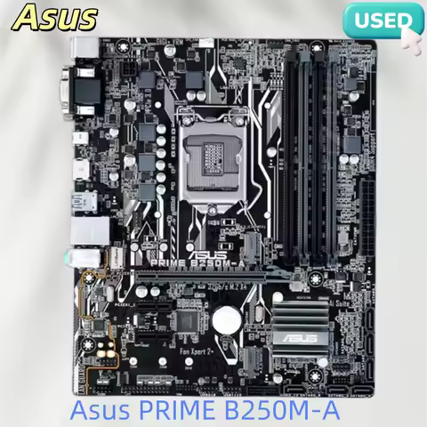 Asus PRIME B250M-A Original Desktop Intel B250 B250M DDR4 Motherboard LGA 1151 i7/i5/i3 USB3.0 SATA3
