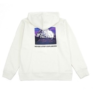 NORTH FACE THE NOETH FACE ท้องฟ้าภูเขาหิมะพิมพ์กลางแจ้งระบายอากาศสบายอบอุ่นแขนยาวเสื้อกันหนาว