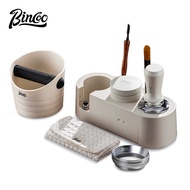 BINCOO Coffee Tamper Set Distributor & Tamper Station 3-Piece Kit Espresso Coffee Tool Set 51MM/58MM