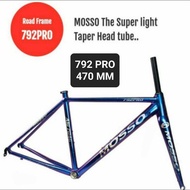 FRAME SEPEDA MOSSO 792PRO 470MM 47CM . RANGKA SEPEDA ROADBIKE BALAP ROAD BIKE 792 PRO SIZE UKURAN 47