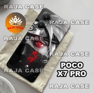 Rc7/Softase rubber hp poco X7 PRO - Naruto Motif - Case hp poco X7 PRO - Casing poco X7 PRO - Silico