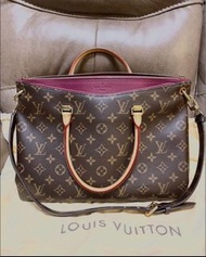 📍Authentic Louis Vuitton  Pallas Monogram Monogram bag （LV 袋);Not Chanel Gucci Balenciaga Loewe Ysl