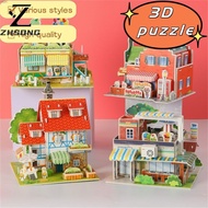 3D Paper Puzzles, Jigsaw Puzzles, Crafts, 3D House Models, Puzzles, Wooden Houses, Early Childhood E