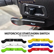 BEAUTYSTARTING 2Pcs Motorcycle Start Horn Switch Extension Handlebar Button Extender Control Lever A