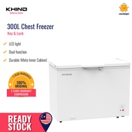 Khind Chest Freezer peti sejuk beku 300L FZ295
