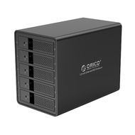 Hộp ổ cứng 5 khay 3.5" USB 3.0 ORICO 9558U3-BK (Đen)