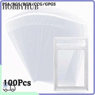 HOBBYHUB 100 Sheets PSA BGS Card Brick Film, Durable Transparent PSA BGS Slab Sleeve,  Strong Waterp