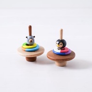 【企鵝/海獅】木陀螺 玩具動平衡陀螺 造型陀螺 | Wooderful life