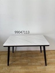 【吉旺二手家具生活館】全新/庫存  岩板4尺餐桌  簡約二抽書桌 書桌 -各式新舊/二手家具 生活家電買賣