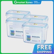 Komax Biokips Airtight Rectangular Container 1000ml X 4
