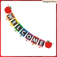 🎉 Vibrant Welcome Hanging Banner Flag for School Kickoff Party Decorations 1.97 x 78.7 Inches Paper