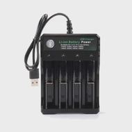 Rechargeable Lithium Batteries 12 4 Slots AC 110V 220V 18650 Battery Charger Black For 14500 14650 1