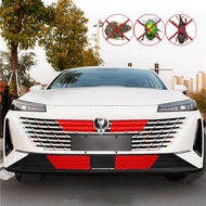 CJ7F สแตนเลส + พลาสติกรถแมลงตาข่ายด้านหน้าgrilleใส่สุทธิฝาครอบtrim Fitสำหรับchangan Lamore 2023 2024