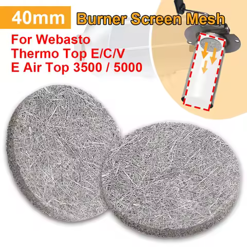 1/2Pcs 40mm Heater Burner Mesh 67955A For Webasto Thermo Top E/C/V E Air Top 3500 / 5000Parking Heat