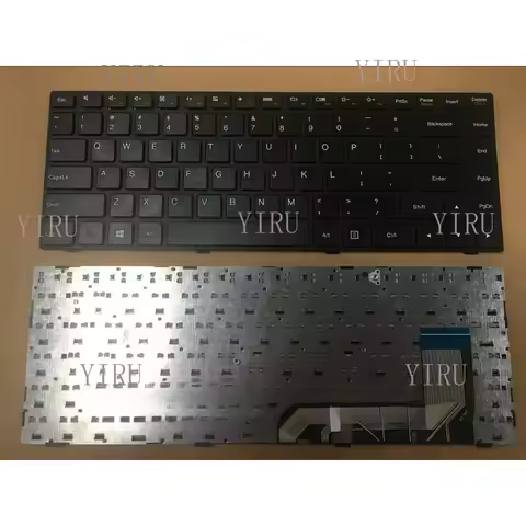 L+ New for Lenovo Ideapad 100 14 100-14IBY Keyboard US Black Frame Black Win8