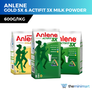 Anlene Gold 5X Actifit 3X Total 10 Milk Powder / UHT Drink - 400g / 600g / 800g / 1kg / 180ml