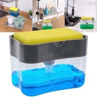 2-in-1 Dishwashing Sponge Holder Soap Dispenser Foam Dishwashing Soap Dispenser/ Dishwashing Soap Di